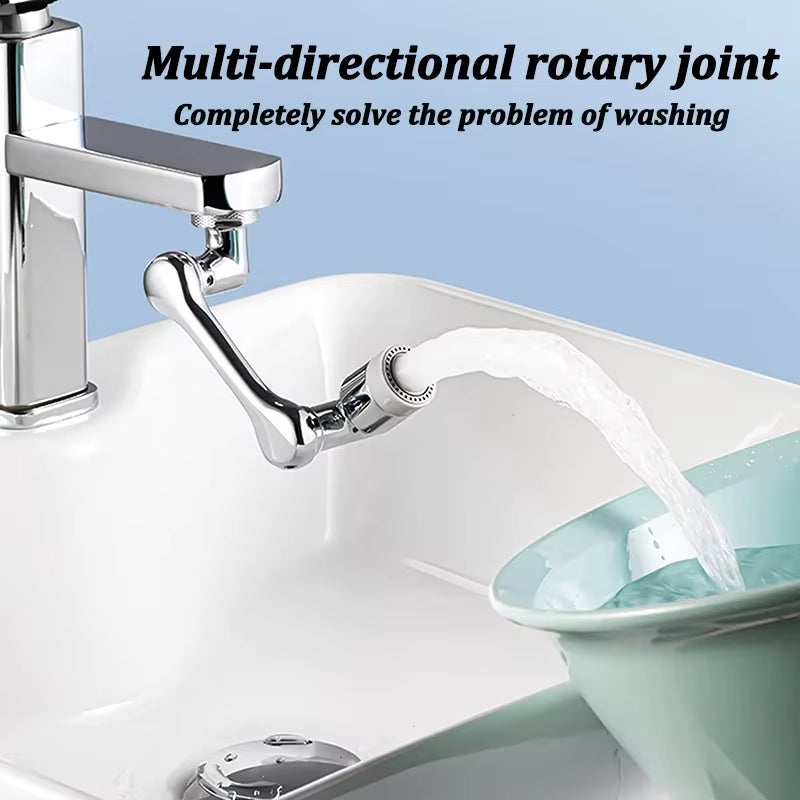 Rotatable Multifunctional Extension Faucet Aerator 1080 Degree Swivel Robotic Arm Water Filter Bubbler Sink Fit 주방수전